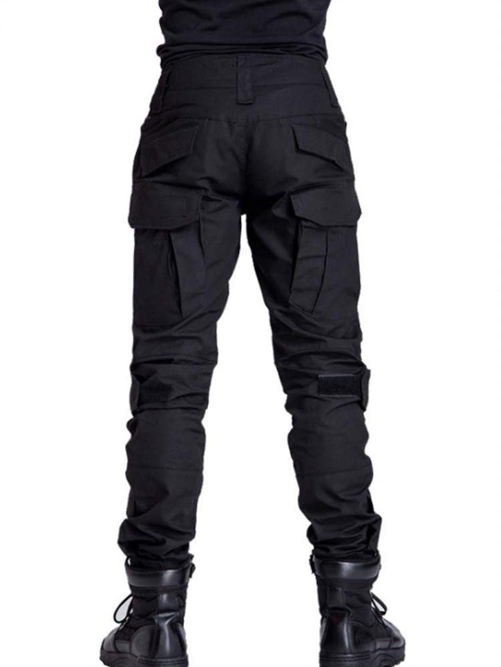 VANIYU Men’s Water Resistant Cargo Pants – Durable Ripstop Hiking & Work Pants with 10 Pockets, Adjustable Waist, Knee Pad Inserts Not Included