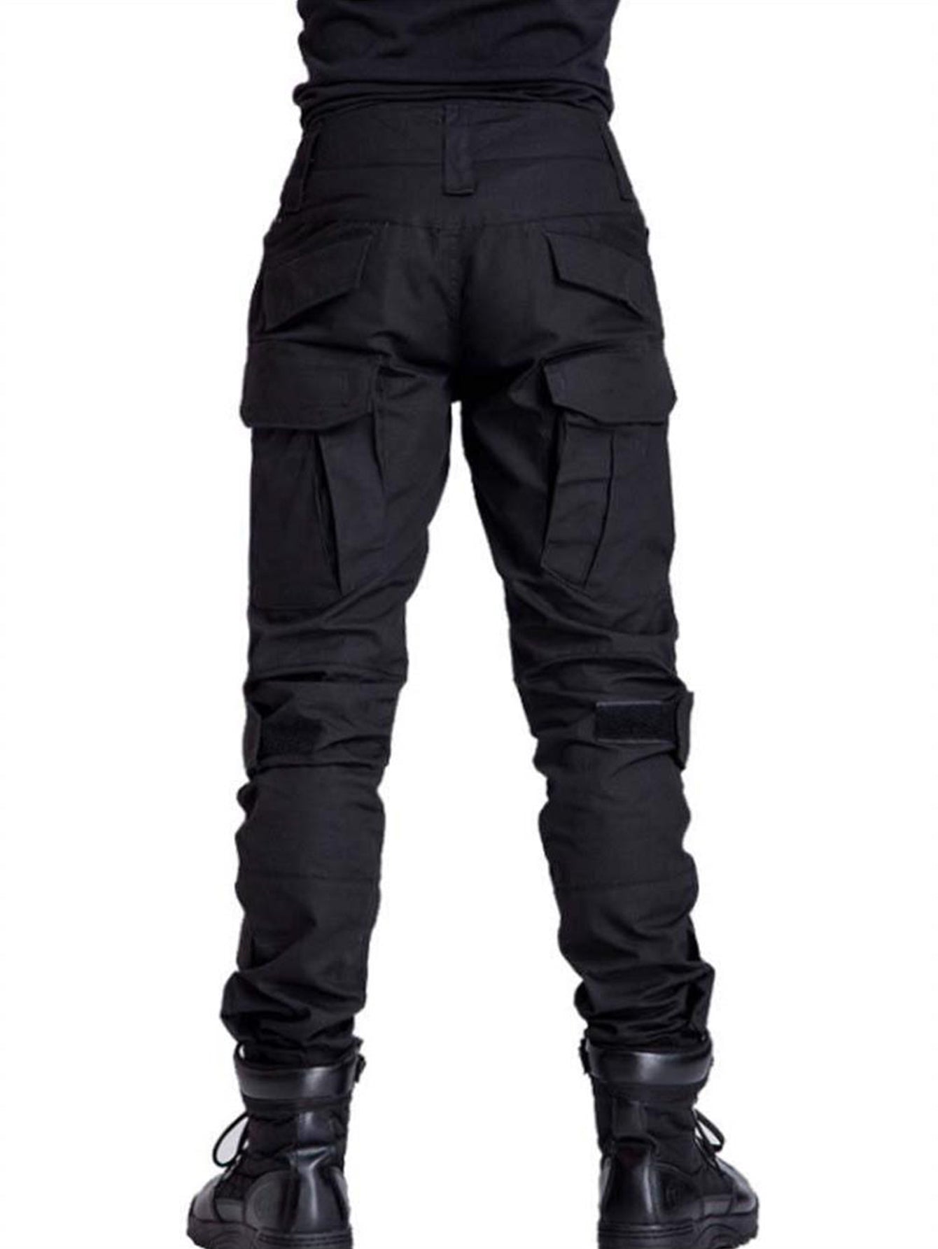 VANIYU Men’s Water Resistant Cargo Pants – Durable Ripstop Hiking & Work Pants with 10 Pockets, Adjustable Waist, Knee Pad Inserts Not Included