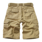 Mens Cargo Shorts, Relaxed Fit Cotton Casual Work Shorts with 8 Pockets, 11-inch Inseam