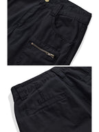 Men's Cotton Cargo Pants, Multi-Pocket Loose Fit Casual Work Pants for Men,Size 32-42