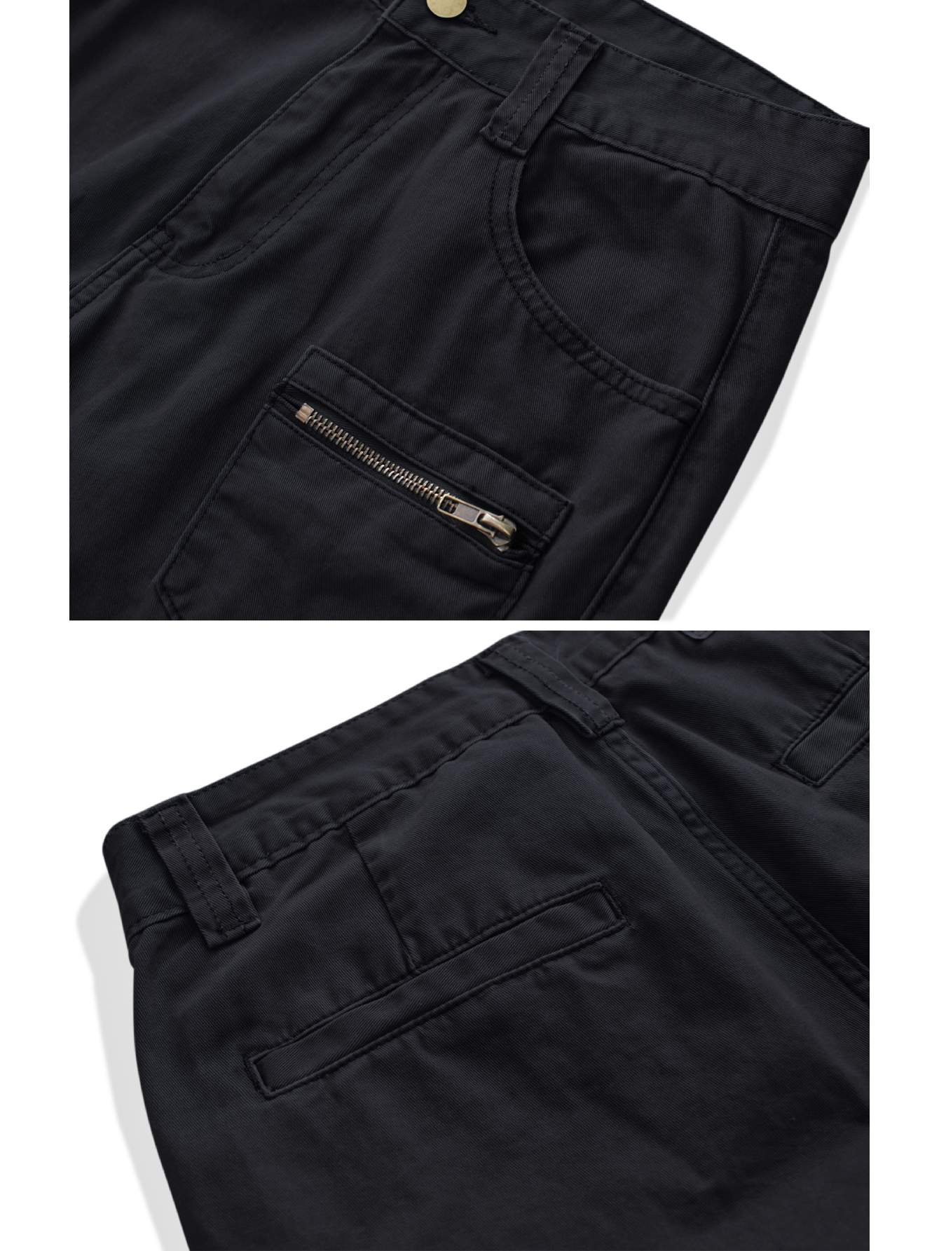 Men's Cotton Cargo Pants, Multi-Pocket Loose Fit Casual Work Pants for Men,Size 32-42