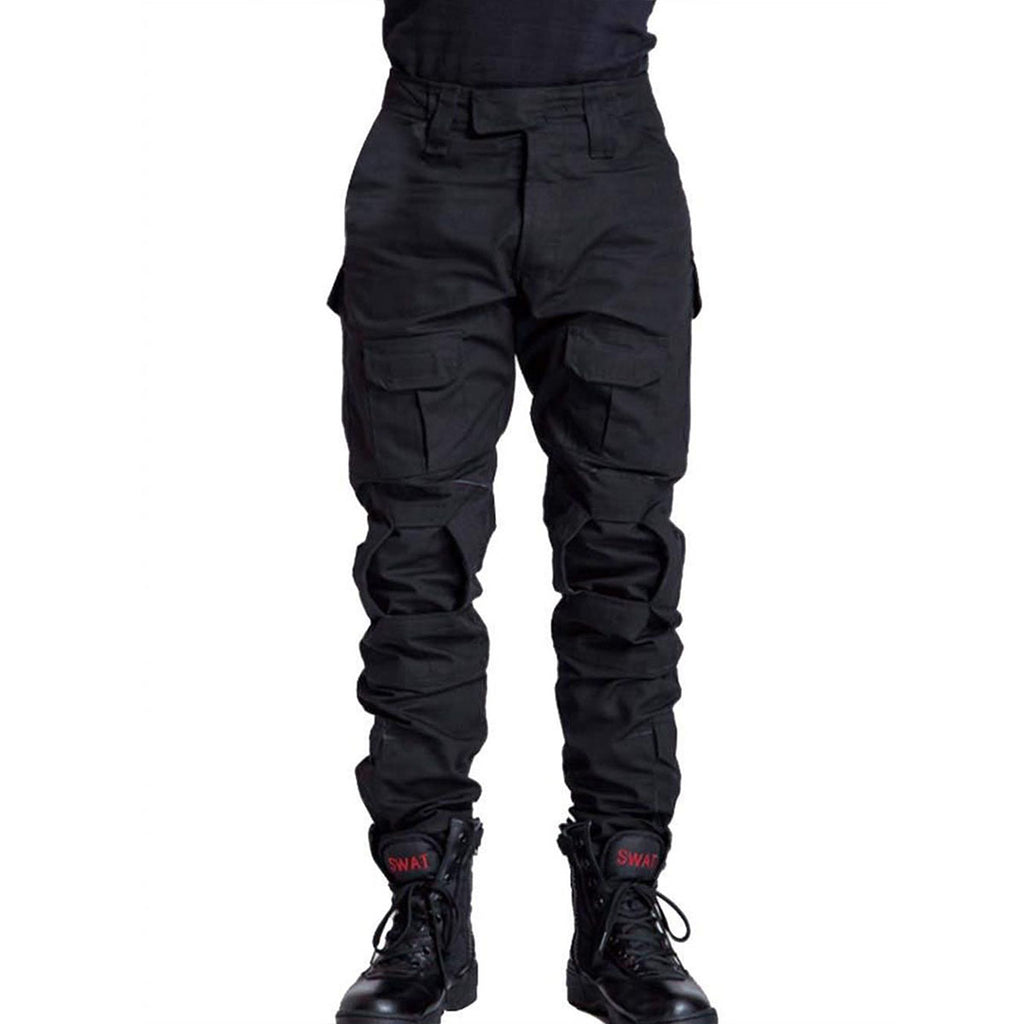 VANIYU Men’s Water Resistant Cargo Pants – Durable Ripstop Hiking & Work Pants with 10 Pockets, Adjustable Waist, Knee Pad Inserts Not Included