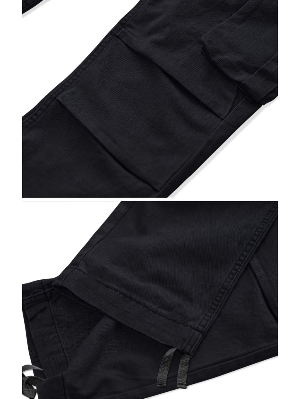 Men's Cotton Cargo Pants, Multi-Pocket Loose Fit Casual Work Pants for Men,Size 32-42