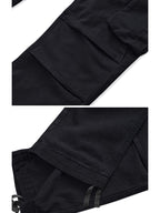 Men's Cotton Cargo Pants, Multi-Pocket Loose Fit Casual Work Pants for Men,Size 32-42