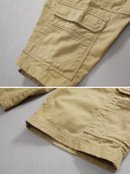 Mens Cargo Shorts, Relaxed Fit Cotton Casual Work Shorts with 8 Pockets, 11-inch Inseam
