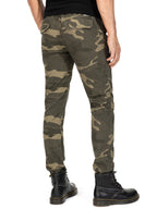 Men's Camo Cargo Jogger Pants, Cotton Athletic Sweatpants with Pockets