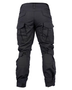 VANIYU Men’s Work Cargo Pants with Knee Pads – Water Resistant Hiking & Construction Pants with 10 Pockets, Adjustable Waist & Ankle