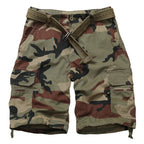 Mens Cargo Shorts, Relaxed Fit Cotton Casual Work Shorts with 8 Pockets, 11-inch Inseam