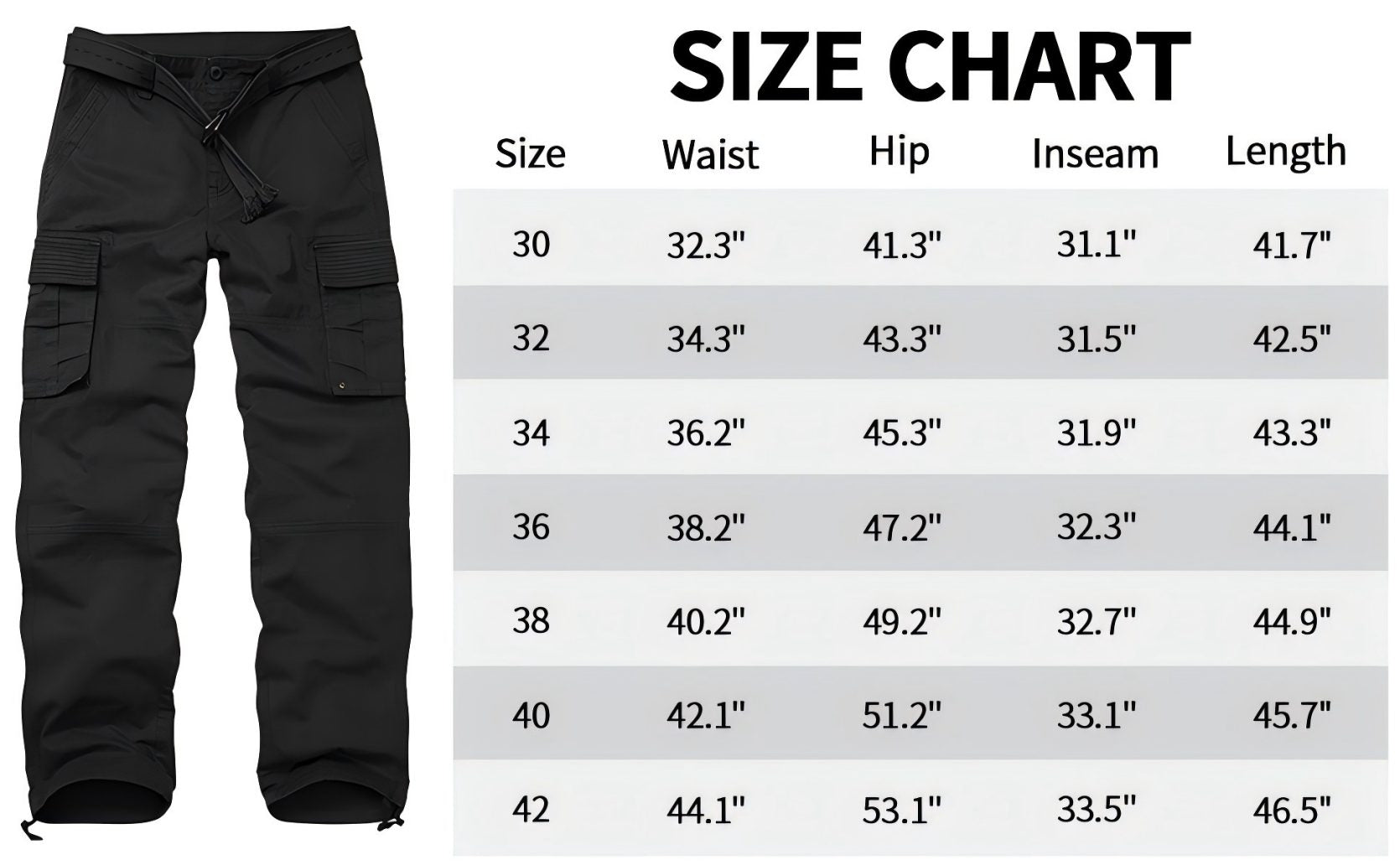 Men's Relaxed Fit Cargo Pants,Cotton Camo Work Pants with 6 Pockets,Durable Outdoor Utility Hiking Pants,No Belt